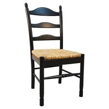 Industrial style dining bench with back: Aurora Rush Seat Dining Chair Black Carolina Chair And Table Target