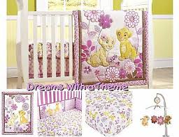 4.3 out of 5 stars 13. Lion King Simba Nala Baby Girl Crib Nursery Bedding Set Bumpers Musical Mobile Ebay