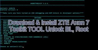 Unlock your zte phone is in the category of tools. Download Install Zte Axon 7 Toolkit Tool Unlock Bl Root