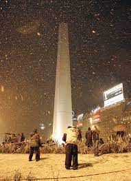 The city of many passions. Hace 10 Anos Una Historica Nevada Caia Sobre Buenos Aires Infobae