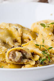Wild Mushroom Ravioli With Sage Brown Butter And Roasted Walnuts No Pasta Maker Needed Recipe Mushroom Ravioli Pasta Dishes Ravioli Recipe