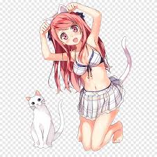 Neko is the japanese word for cat. Anime Artist Drawing Maneki Neko Mammal Carnivoran Png Pngegg