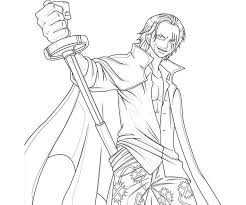 One Piece Shanks Sword Coloring Pages Coloring Pages