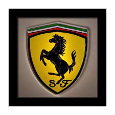 2010 Ferrari Logo Framed Print By David Patterson Ferrari Logo Ferrari Logo Wallpaper Hd