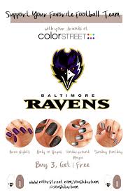 Find new baltimore ravens apparel for every fan at majesticathletic.com! Baltimore Ravens Diy Manicure Color Street Color Street Nails Football Team