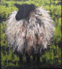 Sheep Sheep Paintings Sheep Art Farm Art