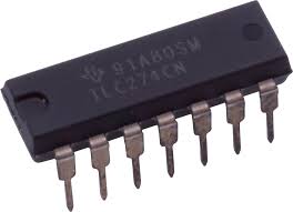 Op-Amp - TLC274, Quad, Precision, LinCMOS, 14-Pin DIP | Amplified Parts