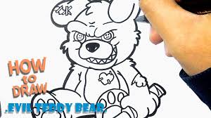 These ideas will help you build confidence in your drawing while creating recognizable artwork. How To Draw Evil Teddy Bear Cool Drawing Youtube