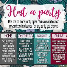 Do You Love Free Products Host A Party And You Can Earn Free Products Half Price Products And Hostess Exclusiv Hostess Rewards Host A Party Thirty One Gifts