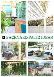 One that i came upon the other day created a flagstone patio with a stacked stone retaining wall and voila! 15 Amazing Diy Backyard Patio Ideas On A Budget