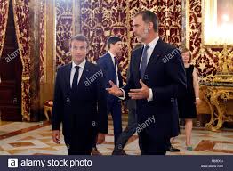 La reina sofía de grecia cumple 82 años en el momento más dramático, triste y solitario de su vida. Graf 7636 Madrid 26 07 2018 El Rey Felipe Vi Junto Al Presidente De Francia Emmanuel
