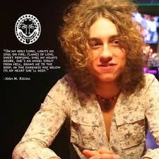 Josh giving off young Robert Plant vibes.