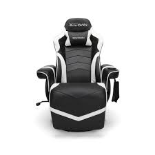 Racing Style Gaming Recliner Chair White Respawn Gaming Chair Recliner Chair
