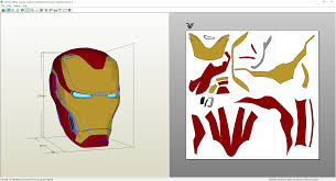 The vibranium shield, also known famously as captain america's shield, was a shield that was created by the famous howard stark. Helmet Pepakura Iron Man Mark 50 Helmet Template