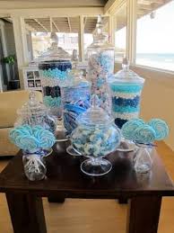 Image Result For Green And Blue Lolly Table Blue Candy Baby Shower Boy Shower