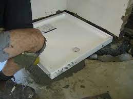 Warranty will be void if the tray is not fully supported bottom plate stud Shower Base Installation Make Sure Your Shower Base Outlet Has A Removable Strainer Cap Top Youtube