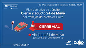 En jobatus también tenemos todas las ofertas de empleo de ayudante metro viaducto y puedes encontrar ofertas similares como medico metro viaducto e. Cierre Del Nivel Inferior Del Viaducto De La 24 De Mayo Metro De Quito