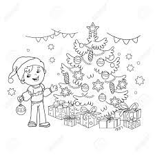 Check spelling or type a new query. Pagina Para Colorear Esquema De Dibujos Animados Ninos Decorar El Arbol De Navidad Navidad Ano Nuevo Libro De Colorear Para Ninos Ilustraciones Vectoriales Clip Art Vectorizado Libre De Derechos Image 69804284