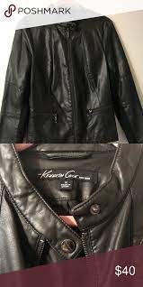 Kenneth Cole New York Faux Leather Jacket Leather Jacket Kenneth Cole New York Jackets