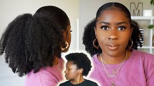 Black or natural hair can be quite difficult to control, but it's still quite easy to do a perfect ponytail. How To Do A Low Sleek Fluffy Ponytail On Short 4c Natural Hair Under 10 Bucks Mona B Youtube 4c Natural Hair Short 4c Natural Hair Hair Ponytail Styles
