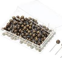 Amazon.com: PATIKIL Push Pins, 200 Pack Round Head Map Tacks ...
