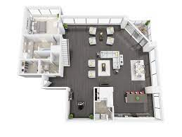 One And Two Bedroom Apts In Downtown Los Angeles Ca Floor Plans Watermarke Tower Apartment Layout House Blueprints Tiny House Nation