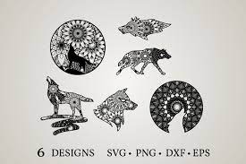Download Wolf Mandala Graphic By Euphoria Design Creative Fabrica