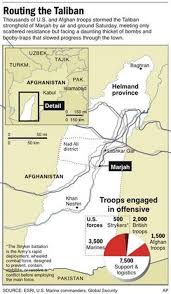 The marines with echo company, 2nd battalion, 6th marine regiment, recently patrolled the marjah area surrounding combat outpost angry, and returned without receiving one round of enemy fire. Us Afghan Troops Sweep Into Taliban Stronghold Hartford Courant