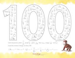 Great for classrooms of all ages. 100th Day Of School Counting And Coloring Worksheet Curiousgeorge Com