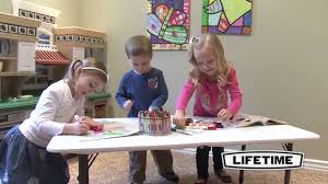 Lifetime 80206 4 Fold In Half Plastic Table Lifetime Tables Plastic Tables Lifetime