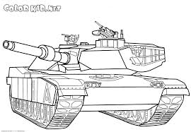 Easy army tanks coloring pages printable for kids pictures. Coloring Page Abrams
