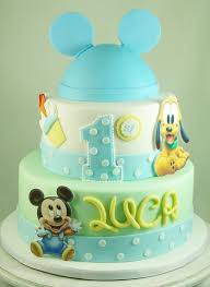 Mickey Mouse And Pluto First Birthday Cake Mickeymousecake Gateau Anniversaire 1er Anniversaire Anniversaire Mickey
