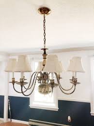 Before And After Dining Room And Hallway Light Fixture Upgrade