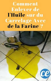 Comment Enlever De L Huile Sur Du Carrelage Avec De La Farine Nettoyant Carrelage Carrelage Comment Nettoyer
