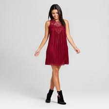 You Can Always Be Party Ready With The High Neck Lace Shift Dress From Xhilaration Amp 153 In Your Closet This S Lace Shift Dress Dresses Pink Party Dresses