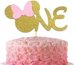 Here are 26 30 first birthday cake and party ideas for your babies who are turning 1 year old (this post has been updated to reflect new ideas!). Amazon Com First 1st One Year Cake Topper One Pink Gold Glitter Cake Decoration Toys Games