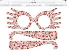 Hoje vim ensinar para vocês um diy suuuper divertido de uma das minhas personagens favoritas de harry potter! Printable To Make Luna Lovegood S Spectra Specs Harry Potter Cosplay Harry Potter Diy Harry Potter Crafts