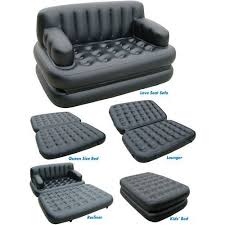 Intex Queen Inflatable Pull Out Sofa Bed Walmart Com Inflatable Sofa Bed Camping Bed Sofa Bed Black