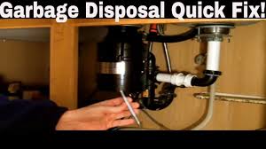 Have any questions about insinkerator or troubleshooting our products? Garbage Disposal Repair Quick Fix Youtube