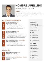 Ejemplo de Curriculum Vitae Cronológico (Plantilla Word)