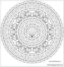 Coloringanddrawings.com provides you with the opportunity to color or print your fish mandala drawing online for free. Goldfish Mandala Coloring Pages Fish Coloring Pages Coloring Pages For Kids And Adults