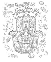 Coloring Rocks Happy Hanukkah Coloring Pages Hanukkah Art