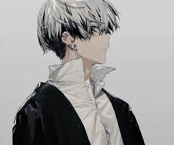 Aesthetic Manga Boy Black And White 