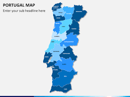 It comprises the continental part of portugal on the western. Portugal Map Powerpoint Sketchbubble