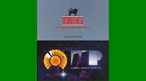 De laurentiis entertainment group (deg),famous films,international film corporation. De Laurentiis Entertainment Group Logo Sunbow Productions Marvel Productions Ltd Variant 1986 Youtube