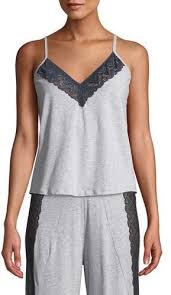 Cosabella Ferrara Lace Trimmed V Neck Lounge Camisole Camisole Pullover Styling Tank Top Fashion