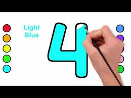 Learn Numbers From 1 10 Draw Numbers Color Numbers Learn Colors رسم تلوين Youtube Numbers For Kids Coloring For Kids Learning Colors