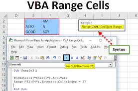 Vba Range Cells How To Use Excel Vba Range Cells