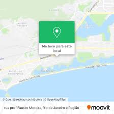 Como chegar até rua prof Fausto Moreira em Barra Da Tijuca de ônibus?