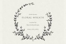 Download Floral Wreath Svg Flower Circle Frame Laurel Wreath Svg 1220154 Illustrations Design Bundles